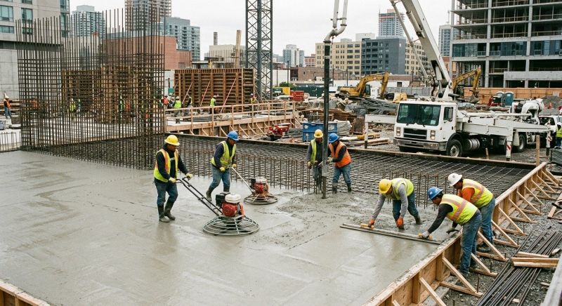 Commercial Slab Installation in Harrisburg, PA