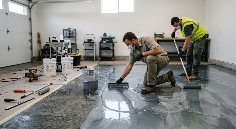 Epoxy Coating Installation in Alexandria, VA