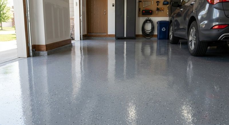 Epoxy Garage Flooring Installation in Loudoun County, VA