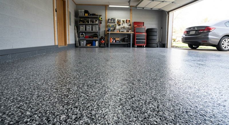 Epoxy Garage Flooring Installation in Loudoun County, VA