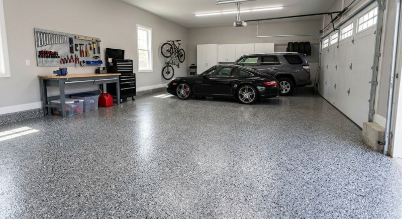 Epoxy Garage Flooring Installation in Greenville, SC