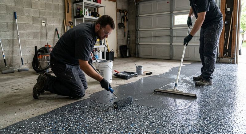 Garage Floor Resurfacing in Loudoun County, VA