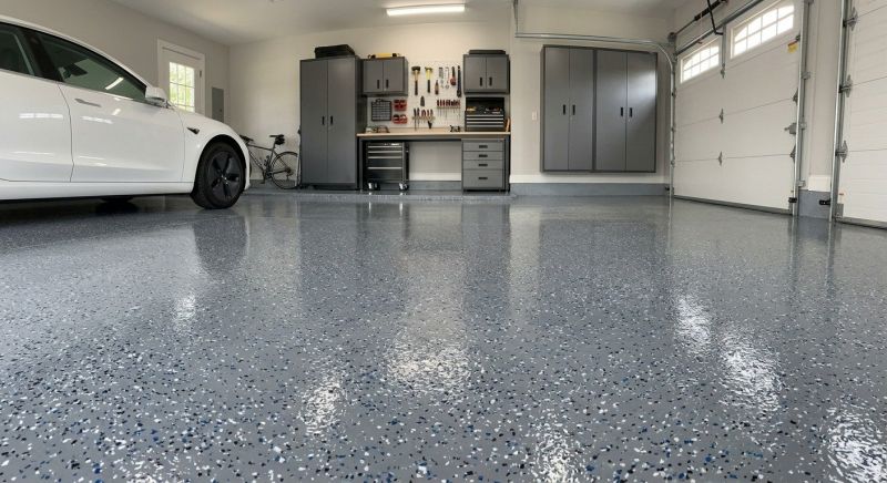 Garage Floor Staining in Greenville, SC