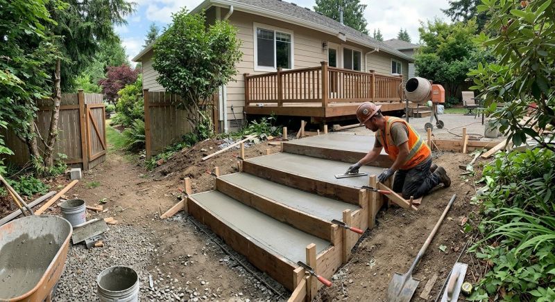 Steps Pouring in Salt Lake City, UT
